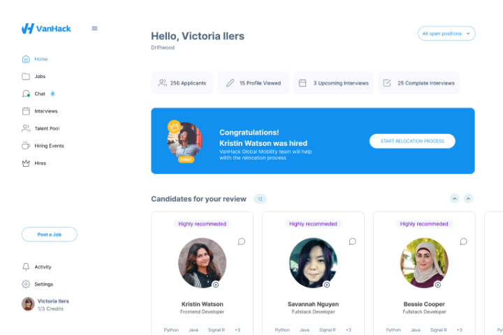 Lead Designer, VanHack — thumbnail 1